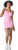Florence by Mills Women's Ribbed Dress With Lace Trim, Orchid Bouquet, Medium