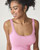 Florence by Mills Women's Ribbed Dress With Lace Trim, Orchid Bouquet, Medium