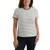 Teddi Rose Women's Striped Short Sleeve Top, White, Medium