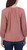 Lucky Brand Women's Notch V-Neck Sandwash Top, Rose Brown, Medium