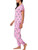 Hello Kitty Women's  2-Piece Short Sleeve & Jogger Pajama Set, Pink, Small