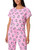 Hello Kitty Women's  2-Piece Short Sleeve & Jogger Pajama Set, Pink, Small