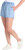 Hilary Radley Women's Pull-On Tencel Short with Pockets, Blue, Large