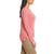 G.H. Bass & Co. Ladies' Long-Sleeve Henley Top, Pink, Medium