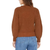 Gap Women's Roll Neck Textured Sweater, Brown, 2X-Large