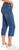 Gloria Vanderbilt Women's Amanda High Waisted 5-Pocket Capri Pant, Blue, 4