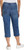 Gloria Vanderbilt Women's Amanda High Waisted 5-Pocket Capri Pant, Blue, 4