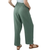 Coldwater Creek Women's Cotton Gauze Pant, Green, Medium