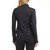 Jockey Women's Satin Stitch Yoga Jacket, Black Salt, 2X