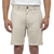 Scott Barber Men's Flat Front Stretch Short, Khaki, 40