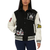 Disney Adult Unisex Varsity Patches Jacket, Black, 2X-Large/3X-Large Costco
