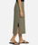 Matty M Women's Stylish Linen Blend Skirt, Green, Large