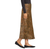 Matty M Women's Satin Midi Skirt Animal Print, Multi, Large