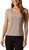 32 Degrees Cool Women's Ribbed Tank Top, Taupe, Medium