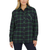 Lands' End Women's Long Sleeve Button Down Shirt, Green, Small