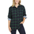 Lands' End Women's Long Sleeve Button Down Shirt, Green, Small