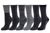 BEARPAW Women's Boot Sock, 6-Pair, Black, 4-10