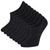 Cole Haan Women's Liner Sock, 8-pair, Black, 4-10