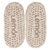 Lemon Women's Turn Cuff Slipper Sock, Beige Multi, S/M 5-7