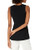 Theory Women's Combo Scoop Top, Black, X-Small