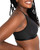 Curvy Couture Women's Plus Size Cotton Luxe Unlined Underwire Bra, Black, 38DD