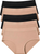 Carole Hochman Women's Seamless Brief, 5-Pack, Dark/Light, Large