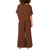 Adrianna Papell Women's Airflow 2 Piece Set, Brown, X-Large