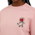 Keith Haring Women's 2 Piece Crew & Jogger Fleece Lounge Set, Pink, Small