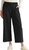 Eddie Bauer Women's Traveler Wide Leg Crop Pant, Black, Large