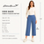 Eddie Bauer Women's Traveler Wide Leg Crop Pant, Blue, X-Small