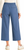 Eddie Bauer Women's Traveler Wide Leg Crop Pant, Blue, Medium