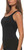 Felina Women's 3 Pack Ribbed Tank Tops, Black/Gray/White, Medium