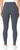 Mondetta Women's High Rise Ribbed Legging Pant with Pockets, Dark Gray, Medium