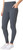 Mondetta Women's High Rise Ribbed Legging Pant with Pockets, Dark Gray, XX-Large