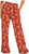 Three Dots Women's Elastic Pull On Pant with Pockets, Orange, X-Large