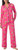 Room Service Women's 2-Piece Shawl Collar Pajama Set, Pink Leopard Stripe, XX-Large