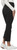 Felina Women's Tummy Control Pull-On Kick Crop Pant, Black, Medium