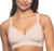 Felina Women's 2 Pack Adaptive Cup Wire Free Bra, Nude/Black, Large