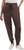 Kirkland Signature Women's  Relaxed Fit Ribbed Jogger Pant, Brown, X-Large