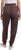 Kirkland Signature Women's  Relaxed Fit Ribbed Jogger Pant, Brown, X-Large