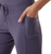 32 Degrees Cool Women's Stretch Straight Leg Ribbed Pant, Purple, 2X-Large