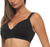Felina Women's 2 Pack Adaptive Cup Wire Free Bra, Nude/Black, X-Large