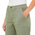 GAP Women's Ankle Trouser Mid Rise Straight Fit, Green, 4