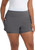 Spyder Active Women's Flutter Running Short with Pockets, Gray, Medium