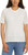 Jessica Simpson Women's Short Sleeve Pointelle Top, Ivory, Medium