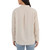 BlankNYC Women's Linen Blend Button Up Shirt, Tan, Medium