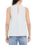 Banana Republic Women's Linen Blend Sleeveless Top, Light Blue, X-Small
