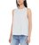Banana Republic Women's Linen Blend Sleeveless Top, Light Blue, Small