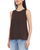 Banana Republic Women's Linen Blend Sleeveless Top, Brown, Medium