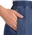 Hilary Radley Women's Pull-On Tencel Short with Pockets, Blue, Small